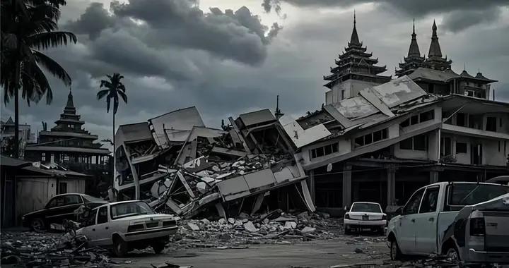 緬甸強震現奇觀！600米兩橋生死差，中國基建硬實力驚全球