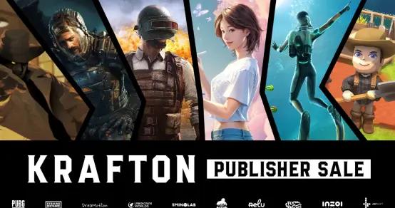 KRAFTON首次參與Steam發行商特賣 多款遊戲作品限時優惠