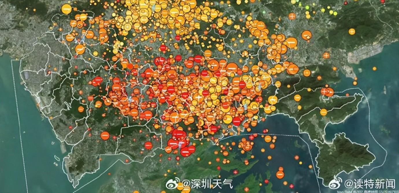 深圳凌晨閃電超1000次