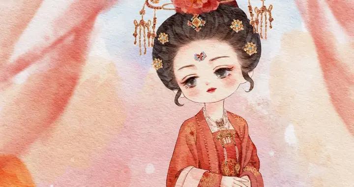 國色天香的唐風小美人
