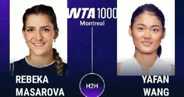 王雅繁2-1擊敗馬薩洛娃，晉級WTA1000蒙特利爾站正賽