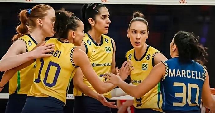 巴西女排3-2險勝日本女排，晉級世界女排聯賽決賽&將與意大利爭冠