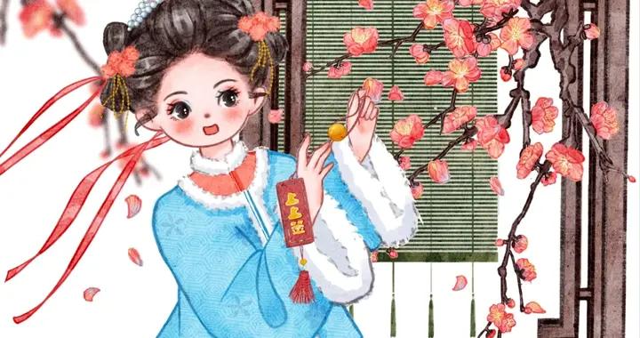 Q 版古風頭像插畫：用萌趣筆觸，續寫國風浪漫
