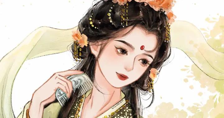硃砂點，青絲繞，插畫師筆下的國風美人太絕啦
