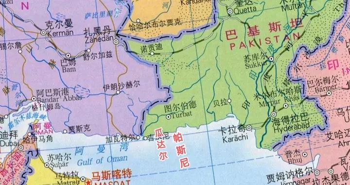 巴鐵的帕斯尼港想吸引美資開發，離瓜達爾港很近，計劃修鐵路運礦