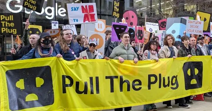 AI抗議正在升溫：倫敦迄今最大的反AI遊行實錄