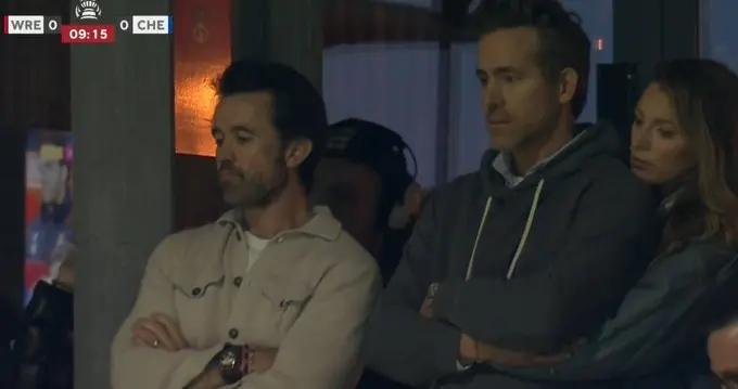 國際巨星！雷克瑟姆老闆“死侍”瑞安·雷諾茲，現場觀戰vs切爾西