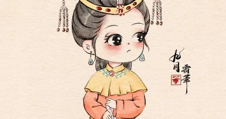 誰懂啊！紅樓夢古典美人變 Q 後，嬌憨又靈動，紅樓也能這麼軟乎乎