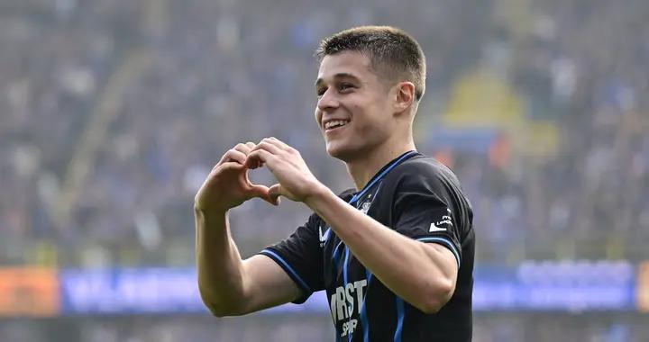 記者：賽季19球5助，布魯日21歲前鋒特雷索爾迪吸引諸多球隊興趣