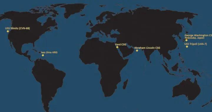 林肯號正常運作，福特號紅海集結，布什號動向釋放信號