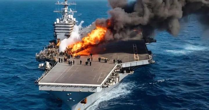 福特號燒了30多小時，600美軍打地鋪，伊朗：誰敢幫忙修就揍誰