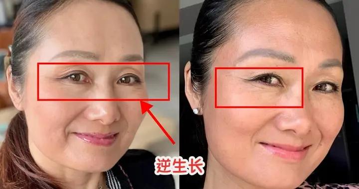 同樣是50歲，“抹眼霜”與“不抹眼霜”的女人對比，哪個更年輕？
