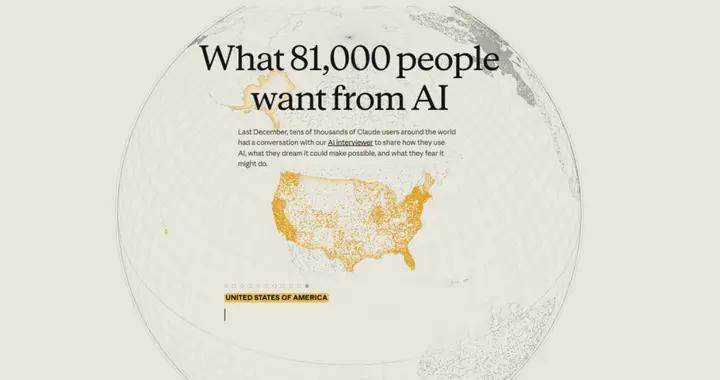 Anthropic用70種語言問了8萬人同一個問題：你想要AI爲你做什麼？