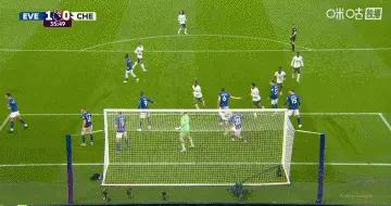 誇張！切爾西角球機會恩佐凌空抽射，皮克福德神撲力保球門不失！