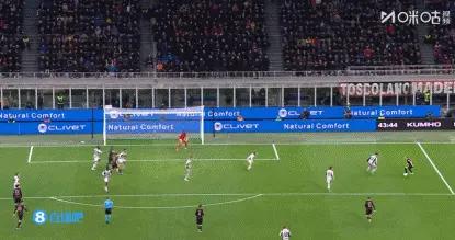 米蘭被扳平！弗拉西奇射門中柱，吉奧瓦尼·西蒙尼補射破門