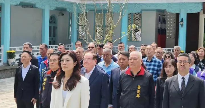 鄭麗文去了慈湖謁陵，蕭旭岑尹乃菁也在，他們清明節後去中山陵