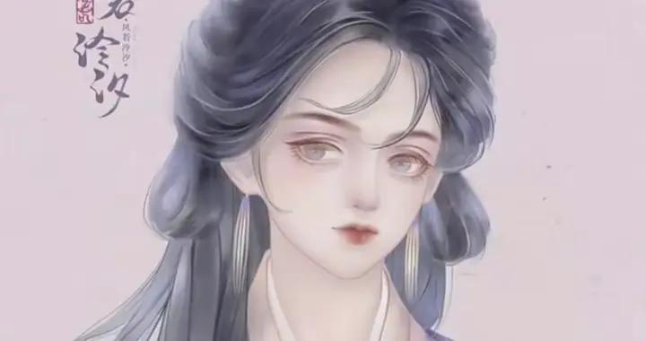 一眼淪陷的女生插畫頭像，把星光揉進畫裏，溫柔到骨子裏