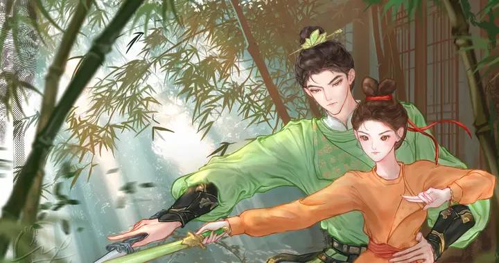 畫筆裏的古風力場：從甜到颯，這組插畫把江湖兒女情長畫透了