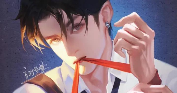 插畫師筆下的檀健次讓人驚豔，美的像漫畫人物