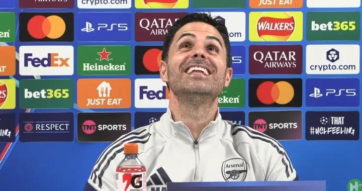 現在心態如何？阿爾特塔：火，我渾身是火，燃起來了，沒別的了