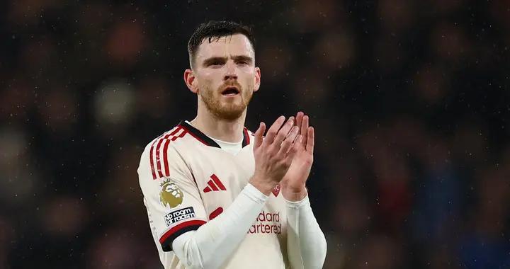 記者：羅伯遜離隊是友好協商的決定，球員想首發但利物浦無法滿足