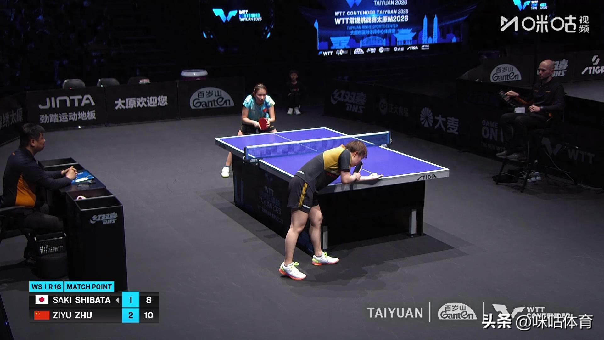 WTT太原站：朱梓予3-1力克芝田沙季，強勢挺進女單八強