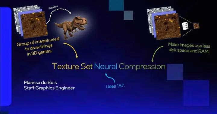 小容量顯卡終迎春天：英特爾展示AI紋理壓縮技術