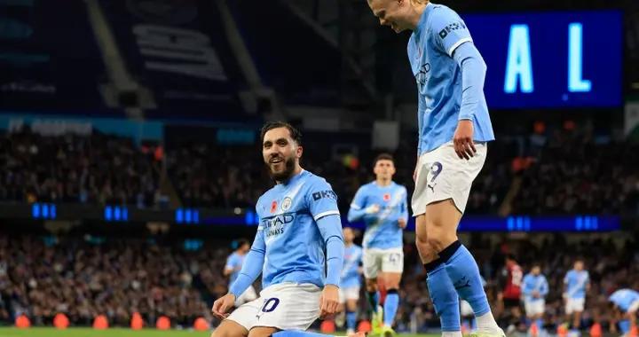 本賽季英超運動戰助攻榜：謝爾基8次，哈蘭德、B費各7次