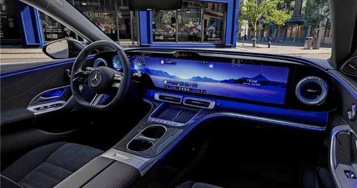 奔馳C級純電版塞進一塊39寸大屏，這到底是革新還是妥協