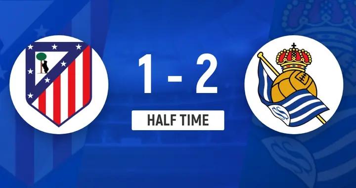 半場-馬競1-2皇家社會 巴雷內切亞頭槌閃擊奧亞薩瓦爾點射