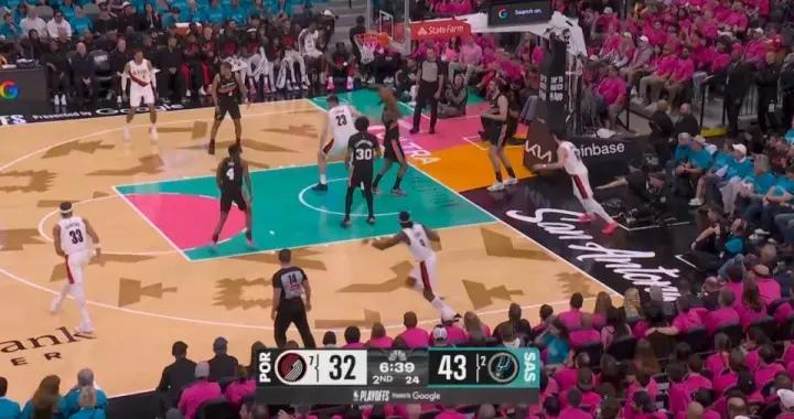 獨挑大樑！阿夫迪亞強攻內線再拿2分 幫助開拓者努力追趕