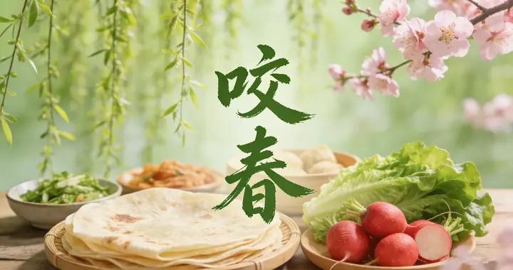 立春別忘“咬春”，明日立春，該喫“春三鮮”了，迎接春天身體棒