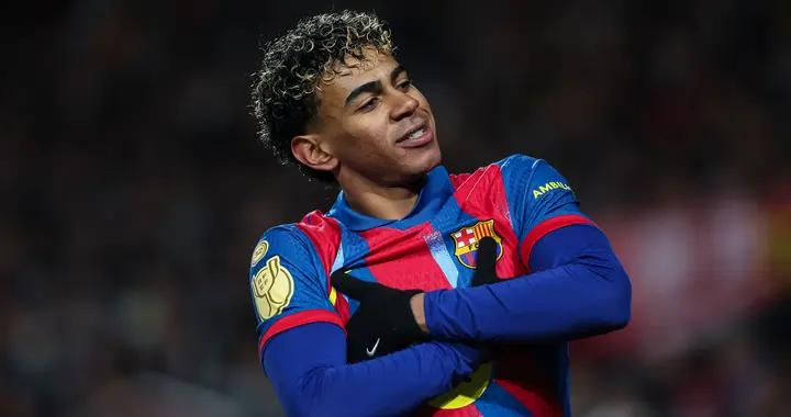 每體巴薩球員評分：阿勞霍、亞馬爾8分最高，坎塞洛4分最低