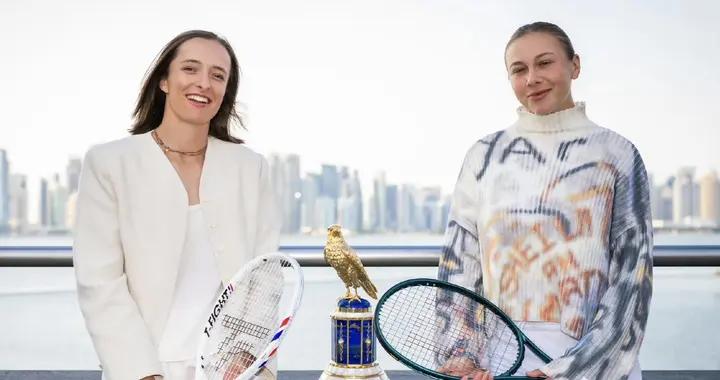 網球多哈站籤表，斯瓦泰克一號種子，鄭欽文復出對陣肯寧