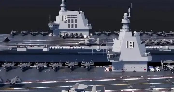 004航母全力加速，福建艦2號艦沒了，中國海軍二選一，只要10萬噸