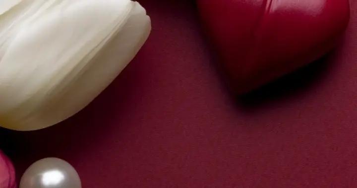 壁紙︳酒紅幽夢，花與珠心輕語，愛意沉醉不醒