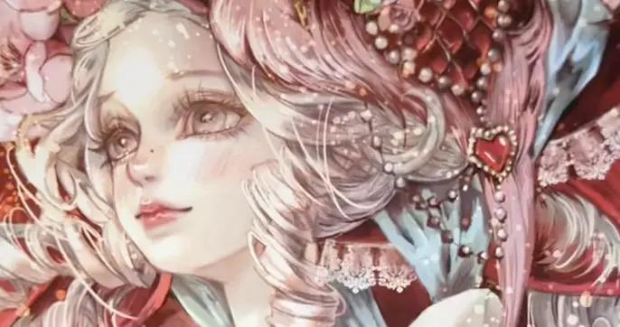 手繪女生圖鑑｜像把星光和美夢揉進畫裏，看得人心都軟了