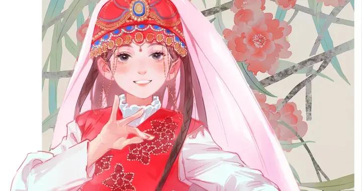 最炫民族風插畫，把各民族的美都揉進了絢麗色彩裏