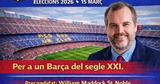 世體：巴塞羅那企業家和長期會員馬多克以獨立候選人蔘加巴薩大選