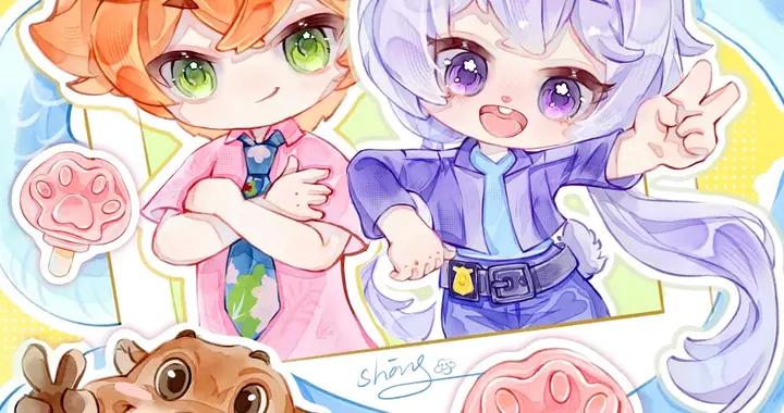 Q 萌治癒風插畫：每一處都寫着 “可愛”