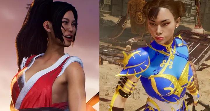 當格鬥遊戲女神加入真人快打，就稍微有點慘不忍睹了