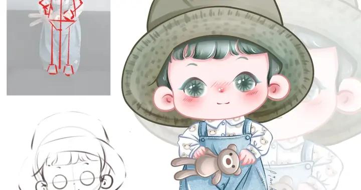 白白胖胖的萌娃插畫可愛到犯規，這麼奶萌的寶寶誰看了不想要同款