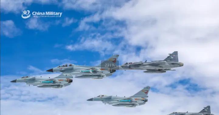 美軍揭祕中國紅劍軍演，200架戰機出動，將美軍甩在身後