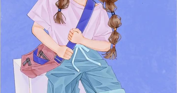 治癒插畫：愛笑女孩旋轉跳躍，這快樂我隔着屏幕都被感染了