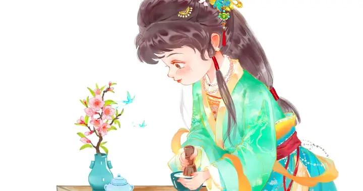 精緻的Q版古風小美人插畫：可愛能萌到你，也能治癒你
