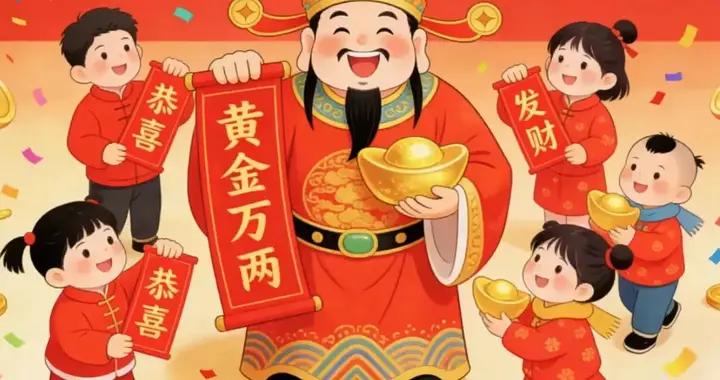 明日大年初五“迎財神”，大家牢記：1不睡，2不串，3不花，4要喫