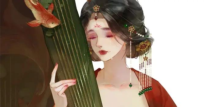 救命！畫裏的公子佳人像是從宋詞裏走出來的，連衣袂都飄着墨香