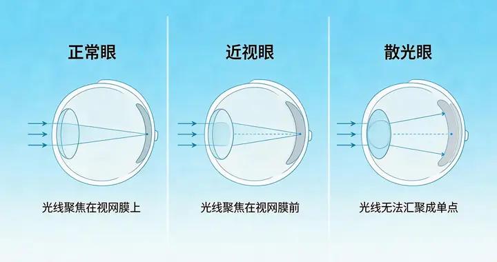你的近視，可能“帶歪”了你的散光