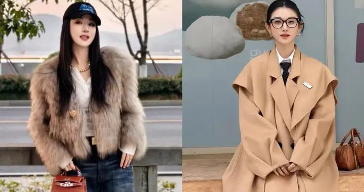 入冬後，我也要像薇婭這樣打扮：不穿羽絨服、頭髮盤起、配飾時髦